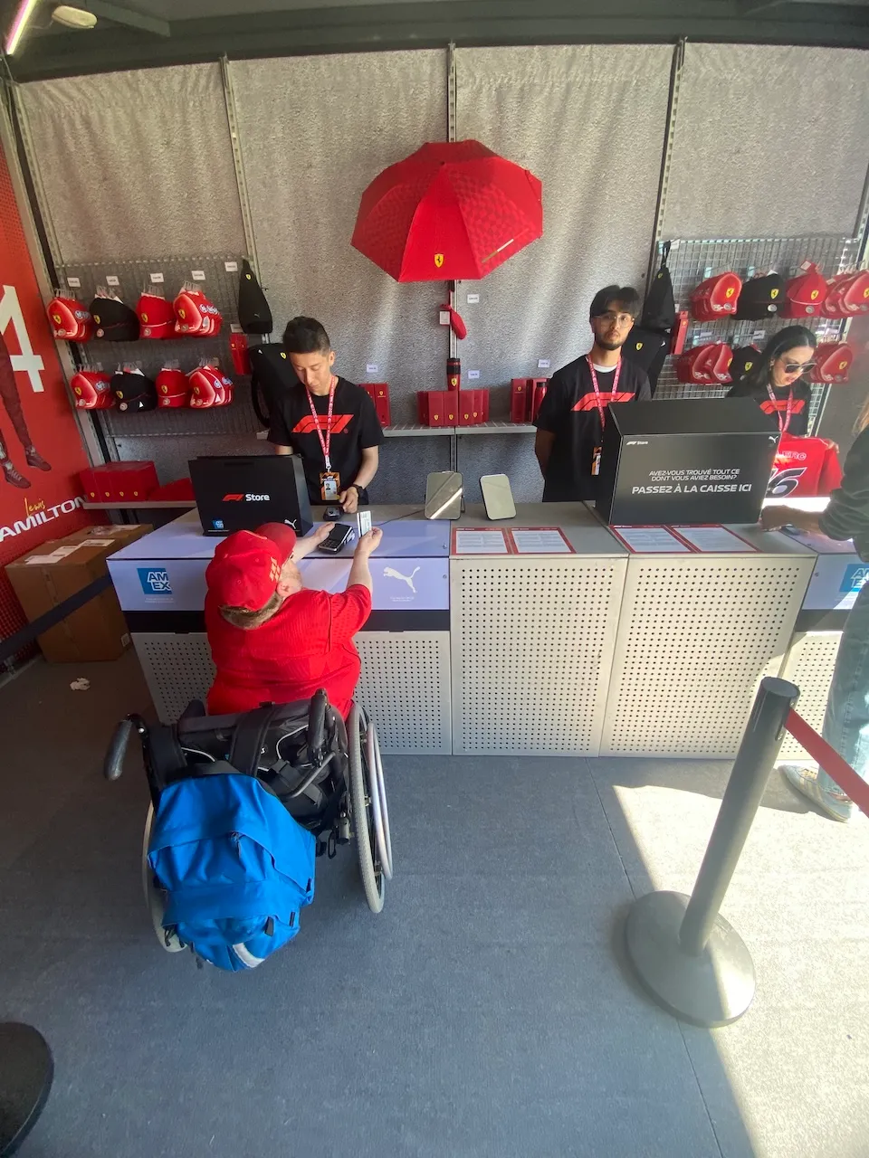 Indoor retail counter – shop
