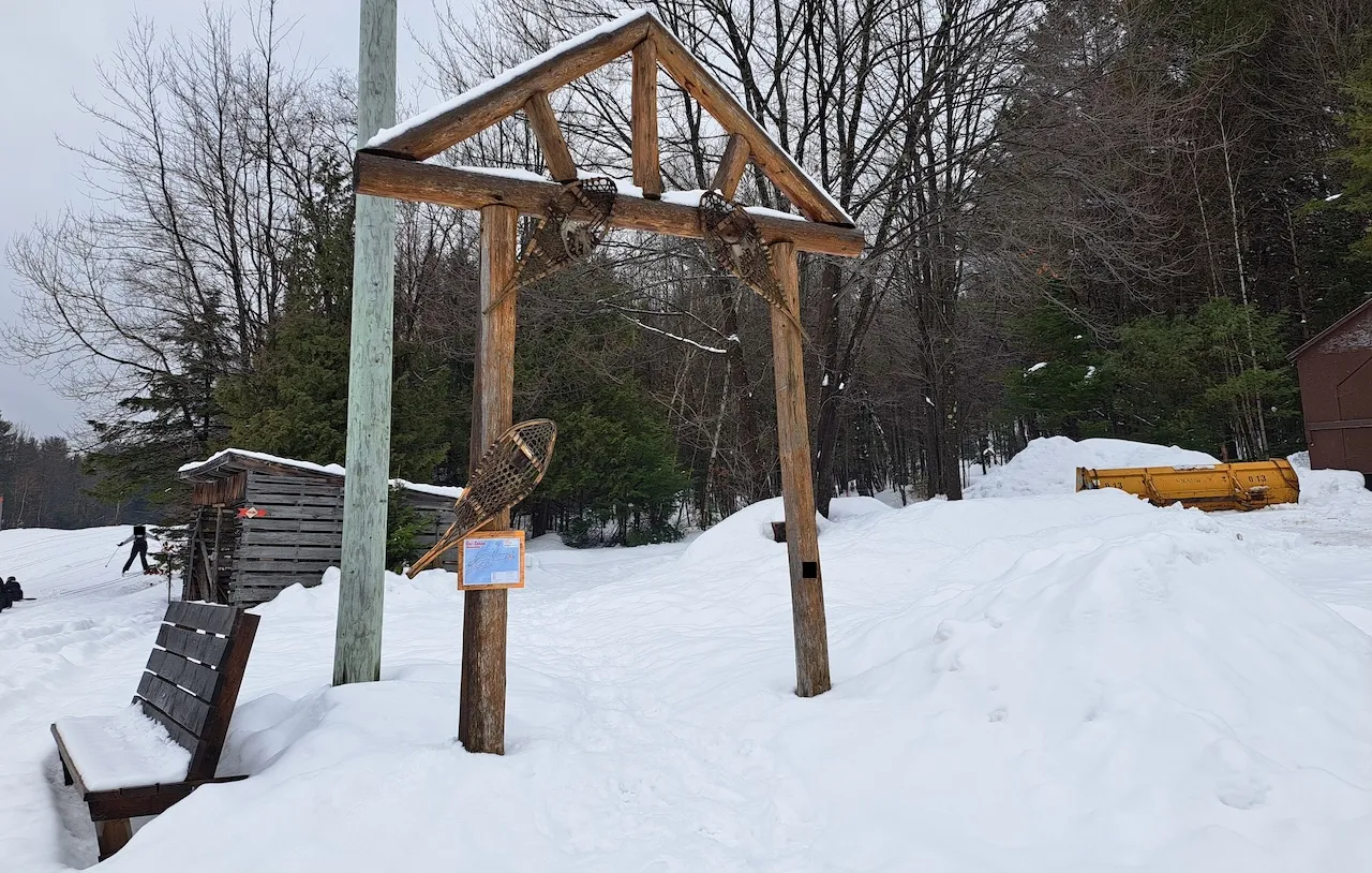 Snowshoe trail