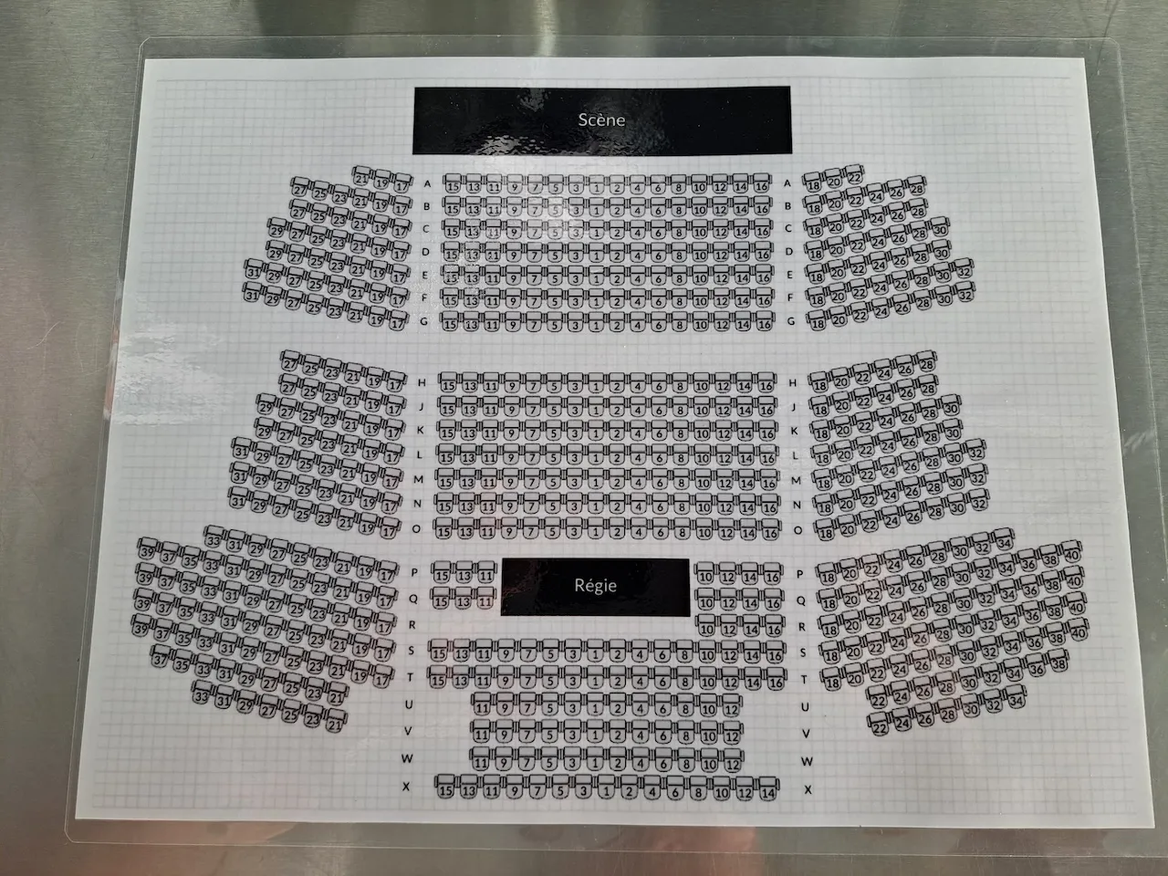 Plan de salle