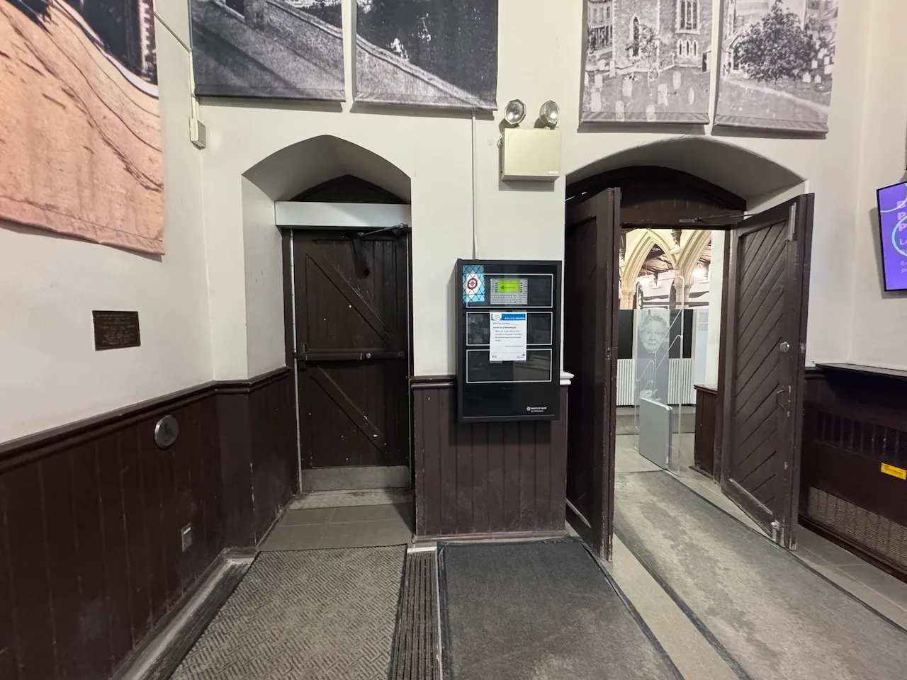 Interior entrance