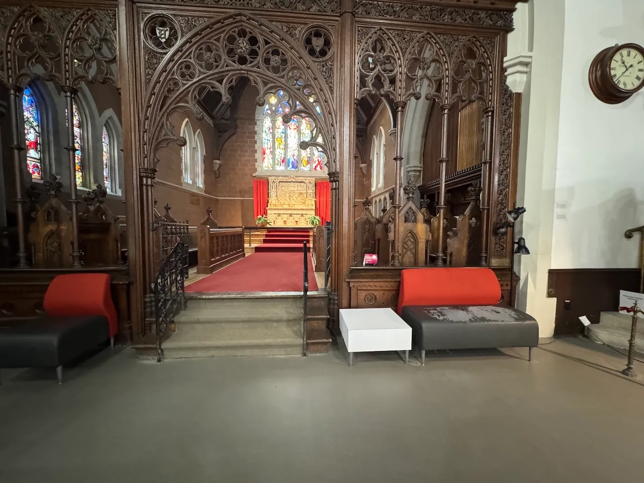 Steps to the altar