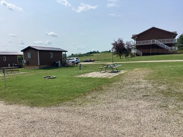 Camping site overview
