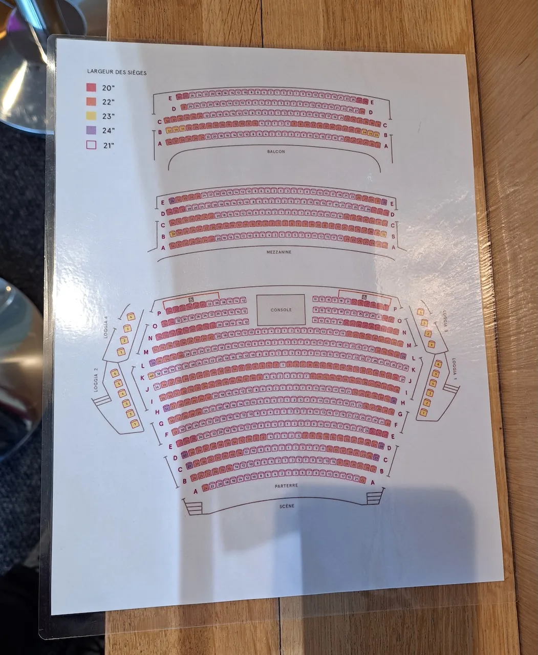 Plan de salle