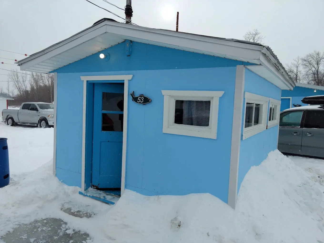 Cabanon de pêche centre de pêche Marchand