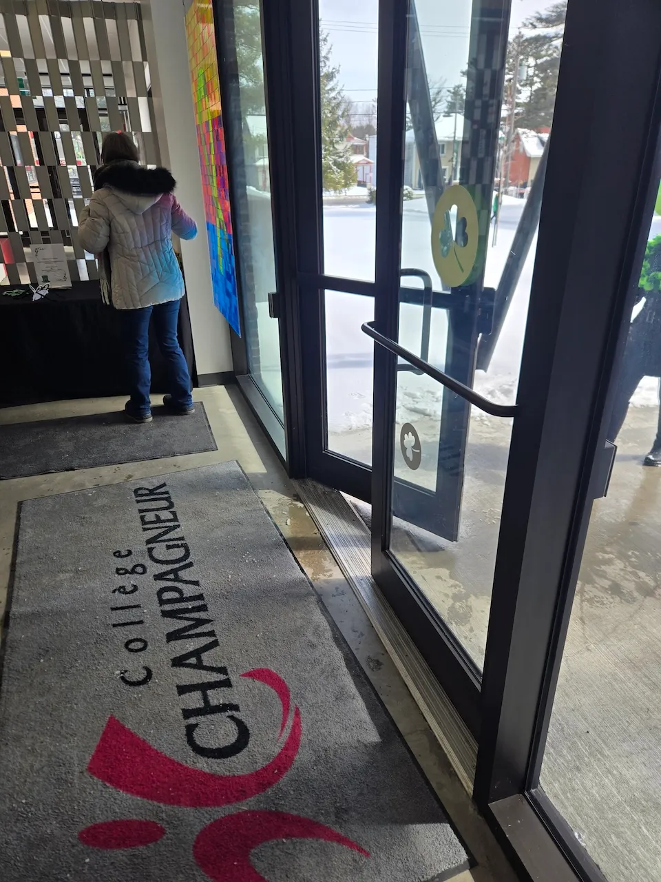 Entrance to Champagneur College