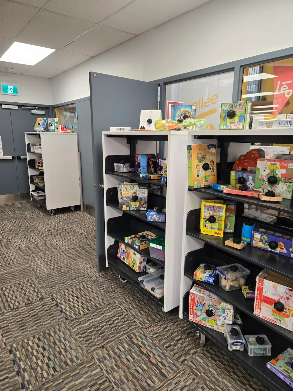 Game store in the basement