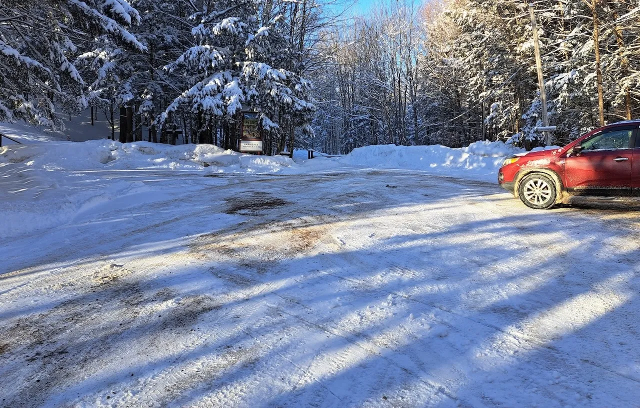 Winter - Parking - Bottom of the hill