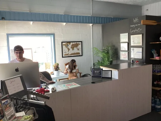 Reception desk