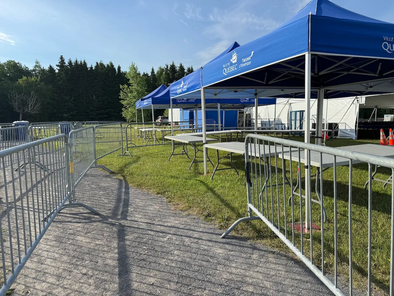 Espace de distribution des repas
