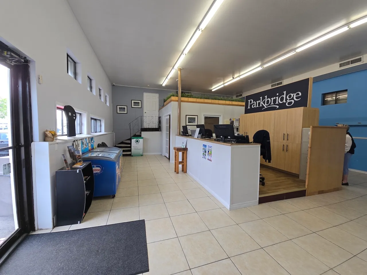 Intérieur bureau d'accueil