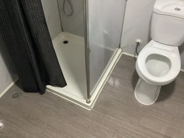 Toilet and shower