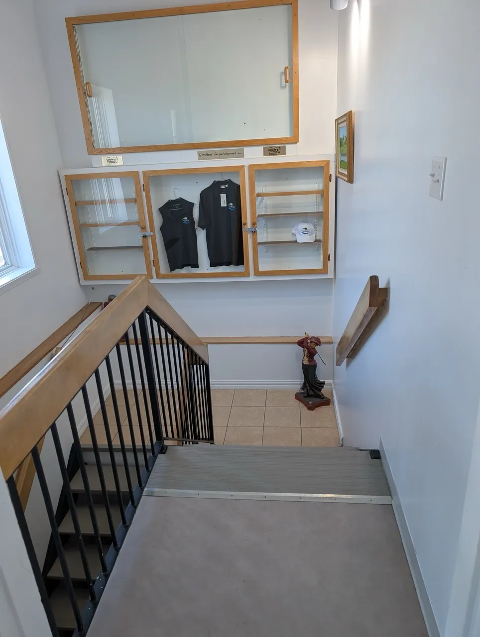 Escalier intérieur - vue d'en haut