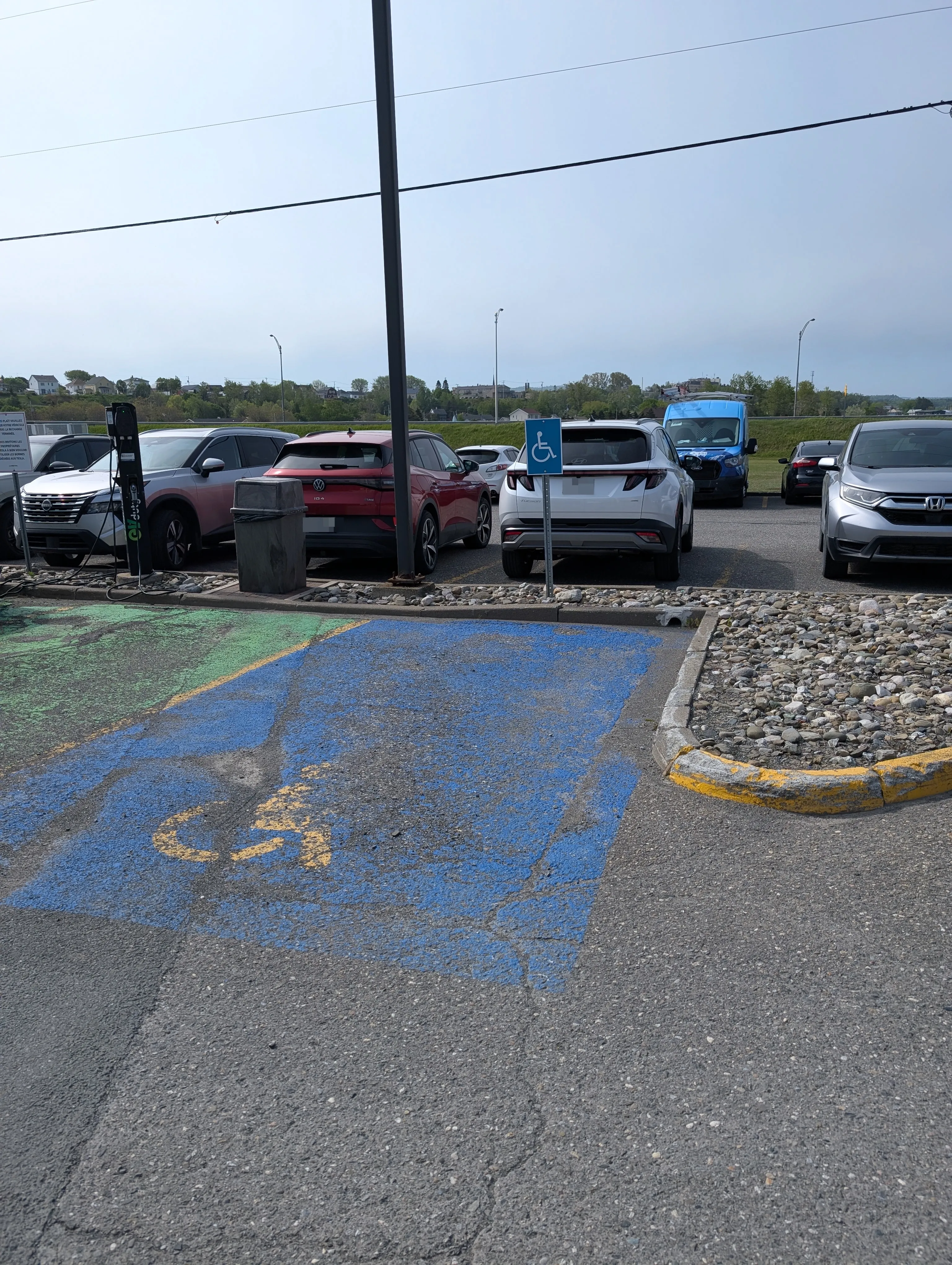 Reserved parking space