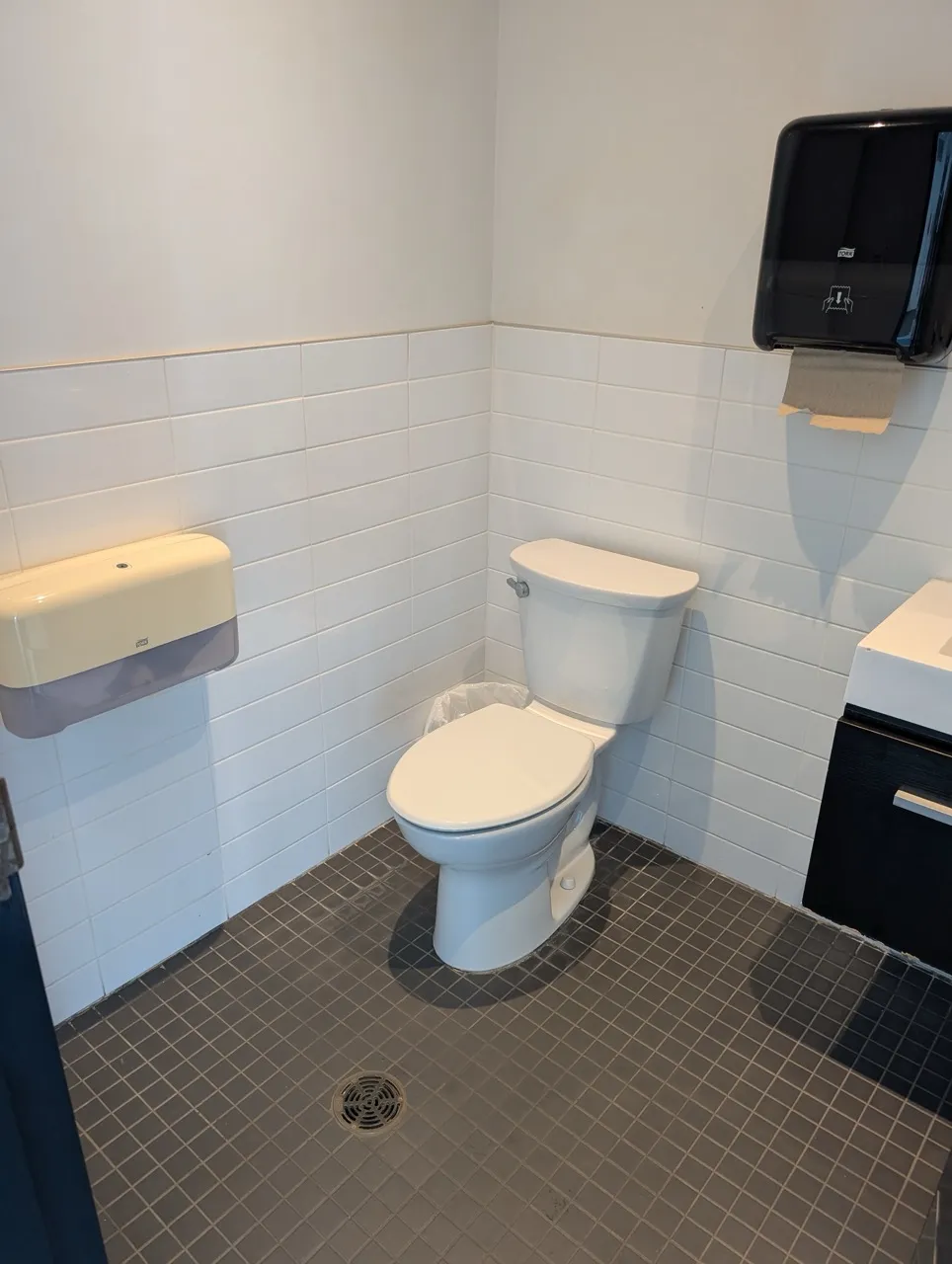 Restroom near the pool - toilet