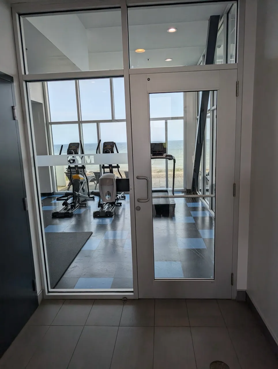 Entrance to the training room
