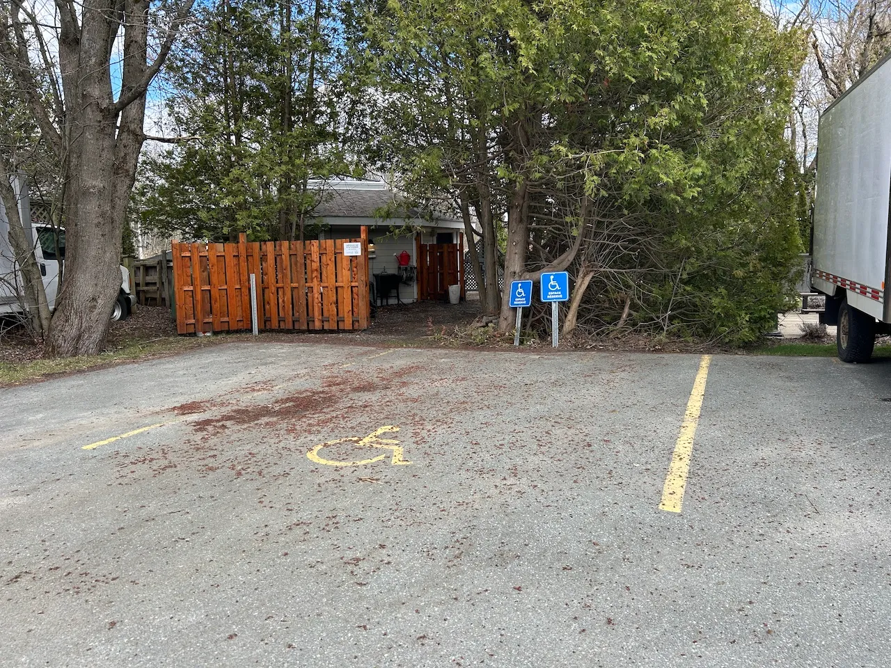 Reserved parking