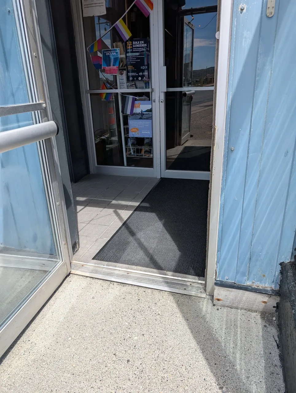 Front door and entryway