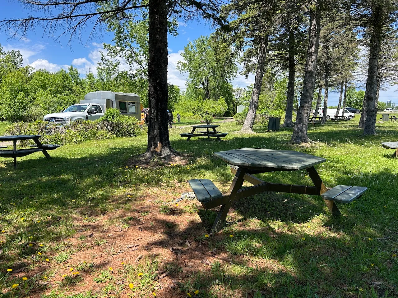 Accessible picnic table