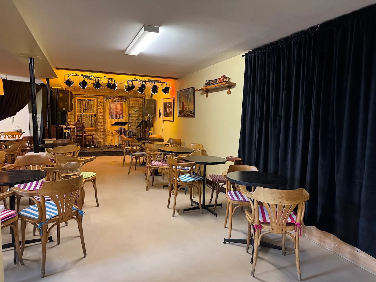 Basement performance hall