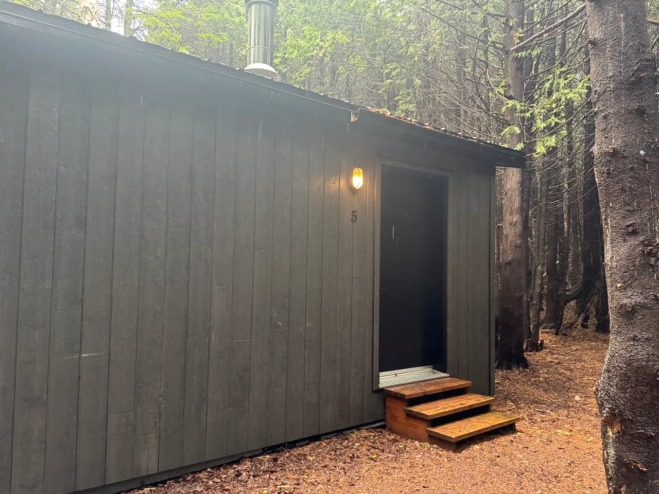 Cabin entrance