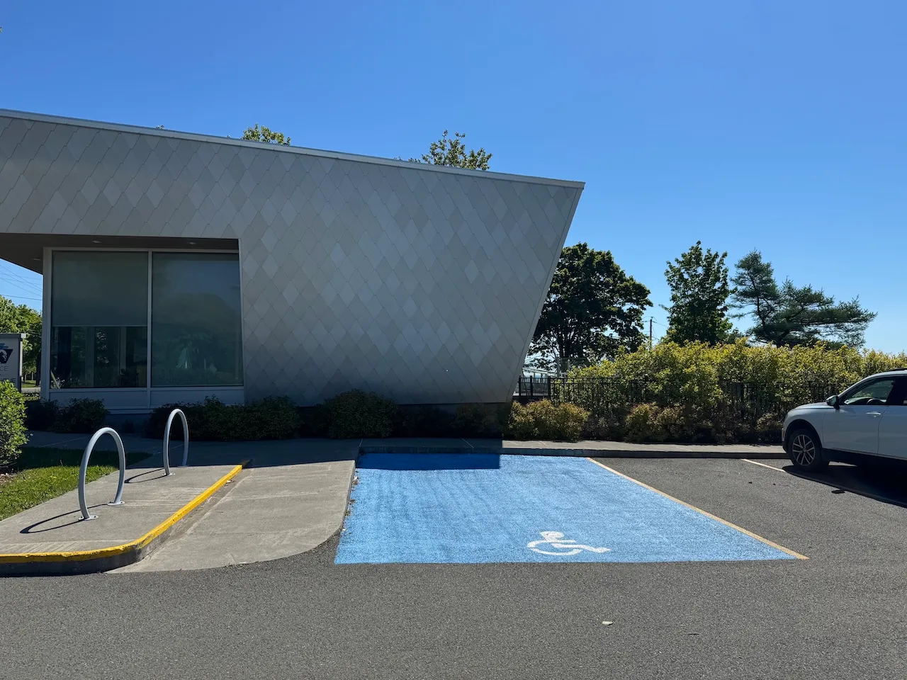 Reserved parking space