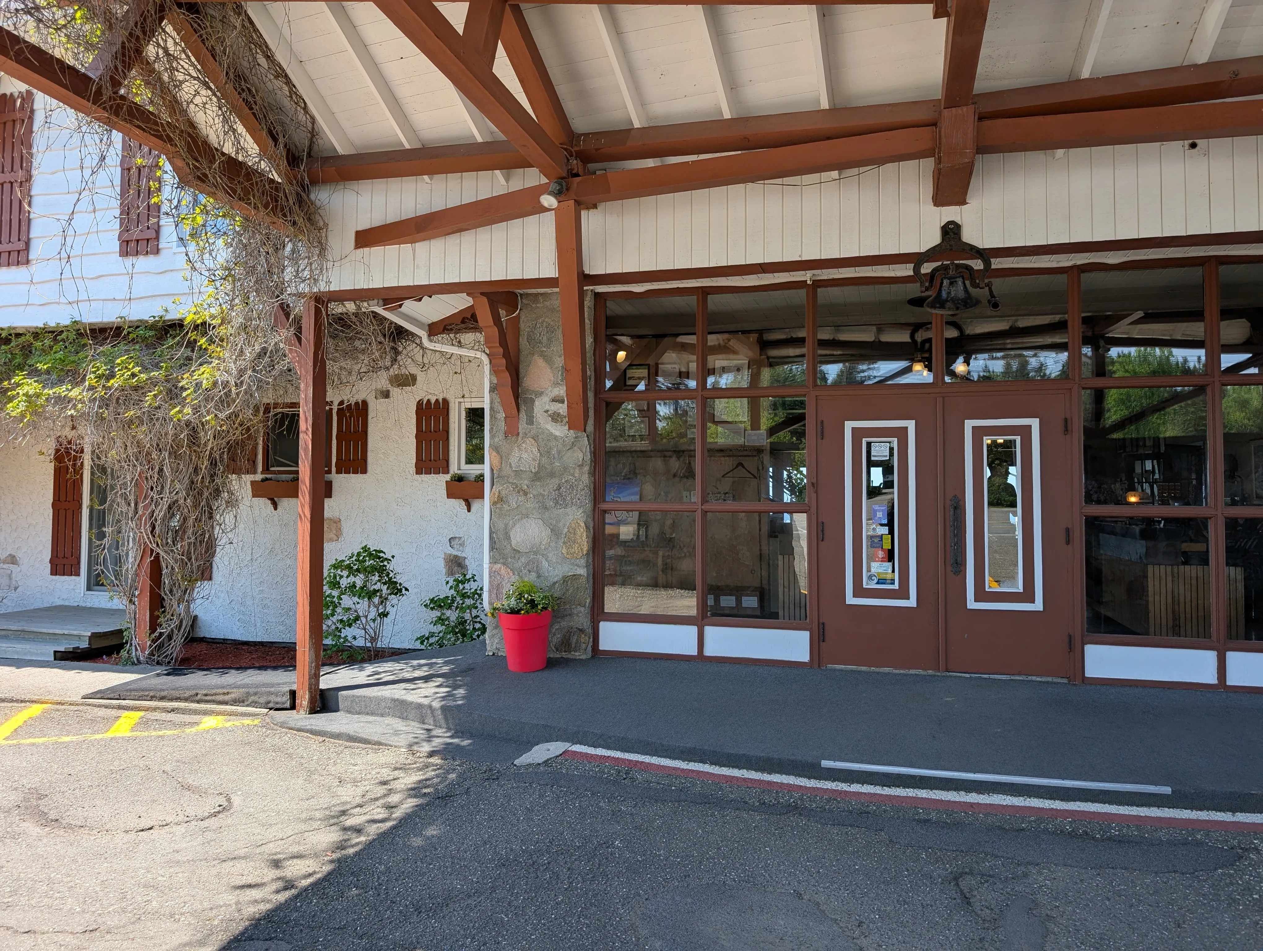 Main entrance door