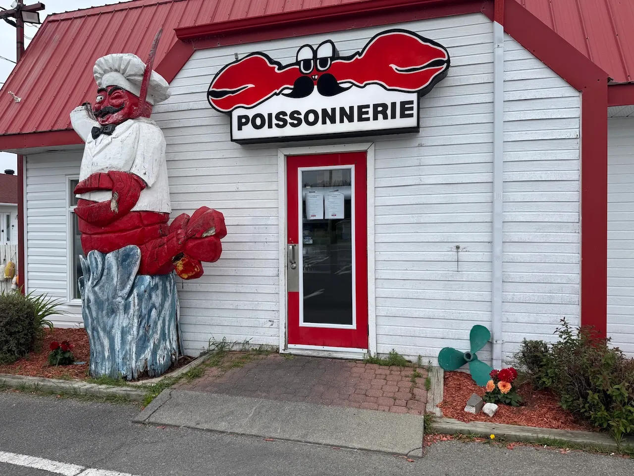 Fish market entrance