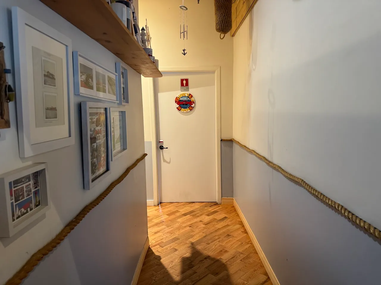 Access to the restrooms