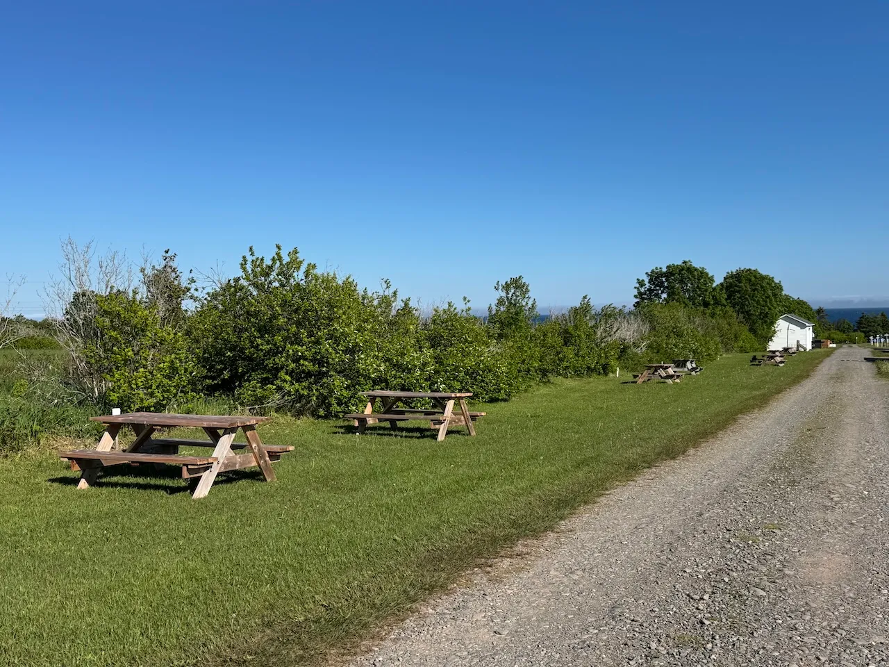 Camping sites for tents