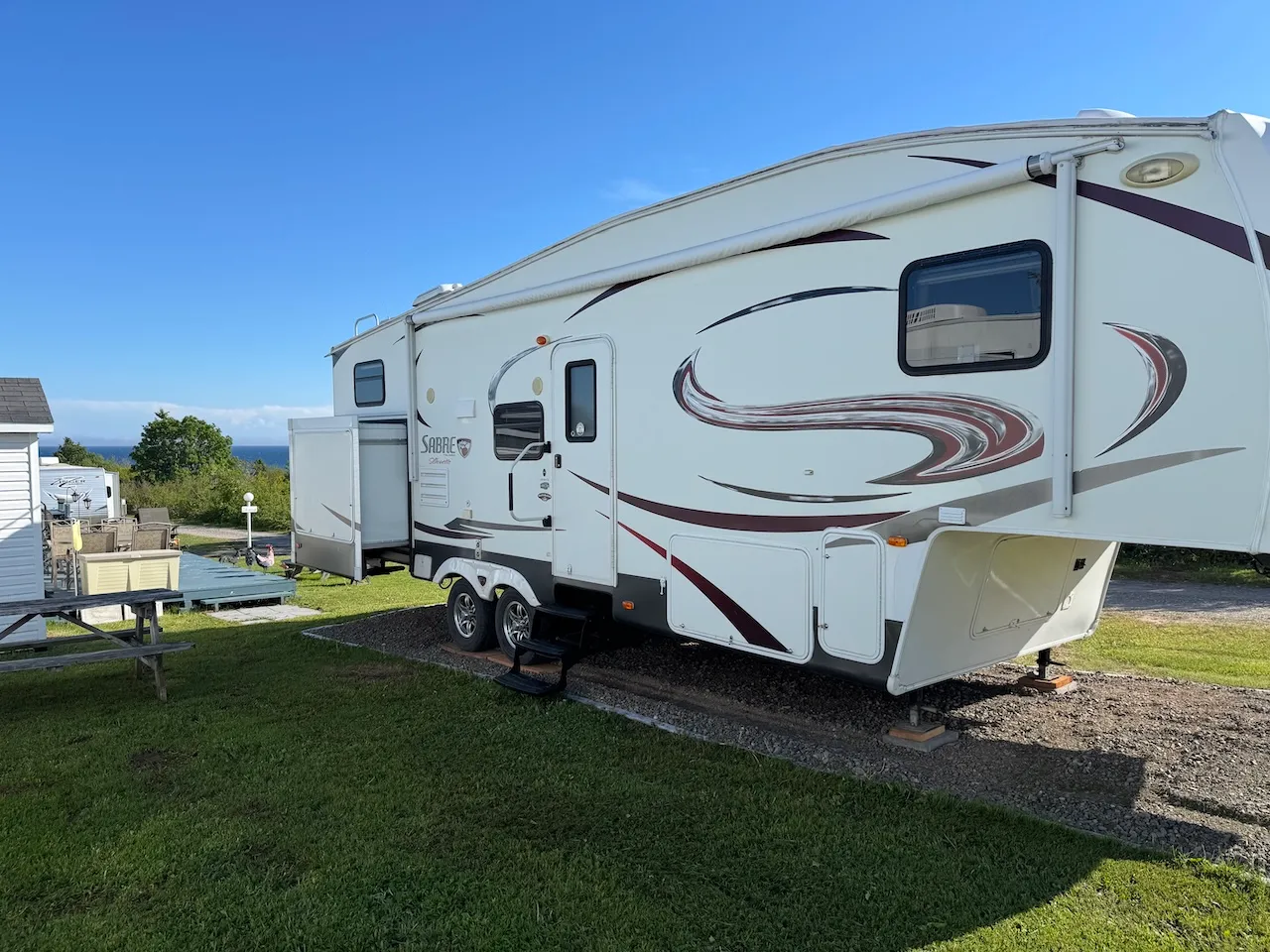 Ready-to-camp trailer