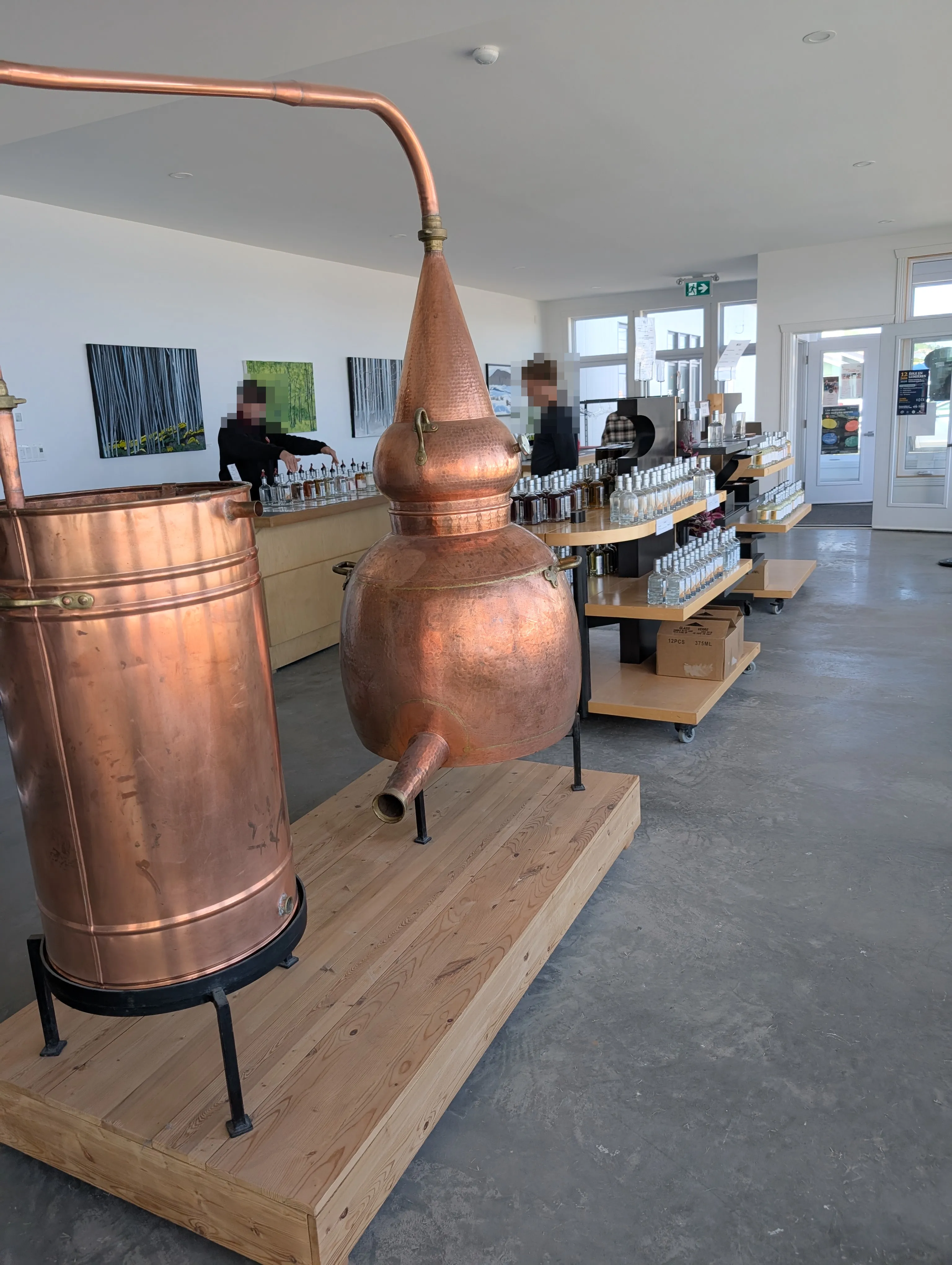 Intérieur de la boutique - général