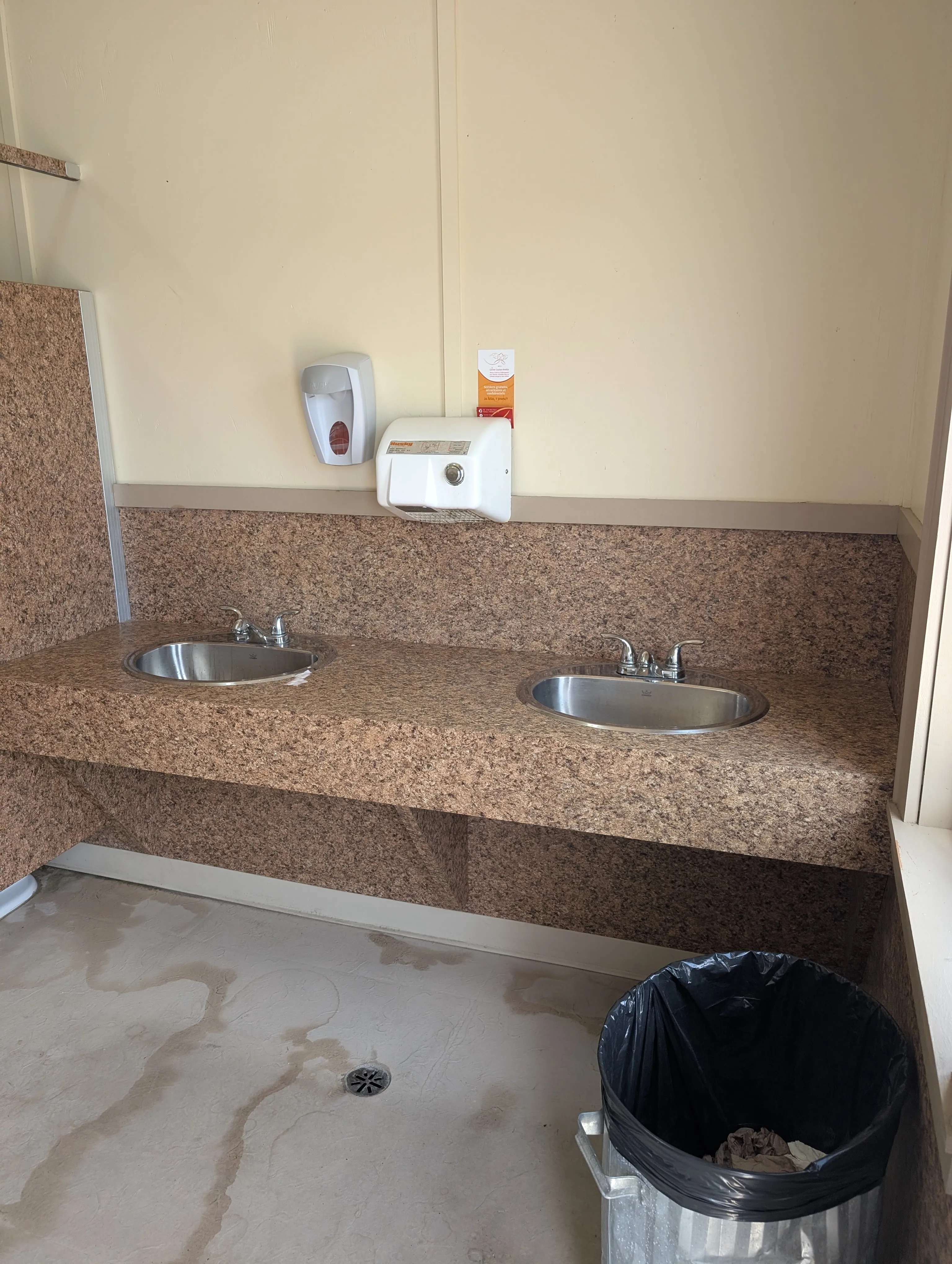 Women's restroom - sink