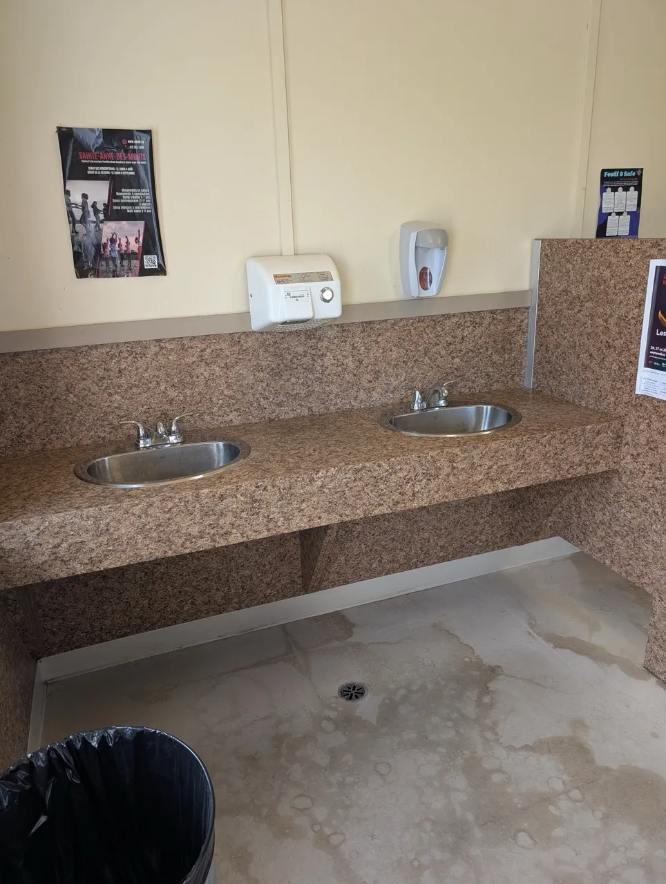 Men's restroom - sink