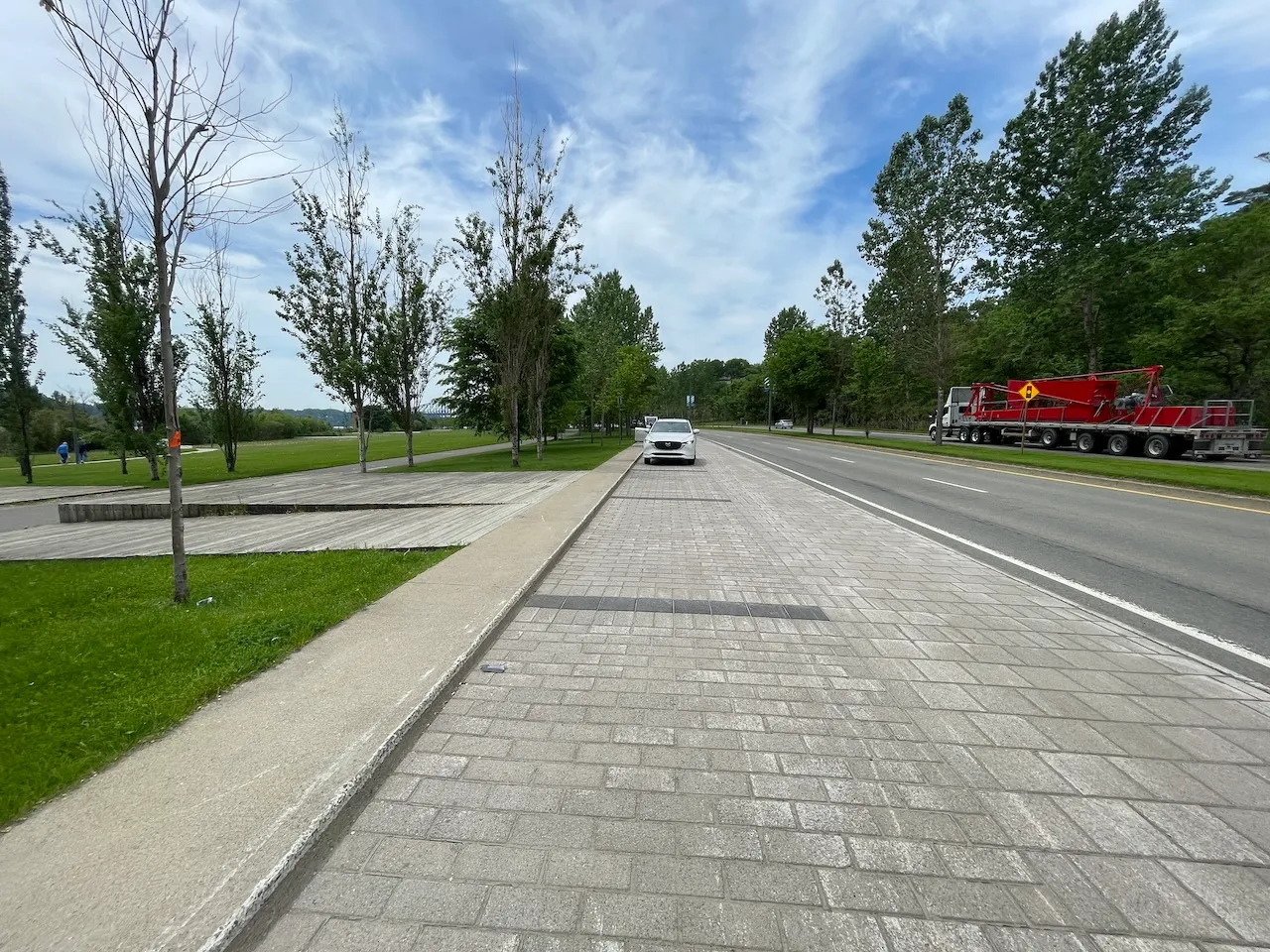 Stationnement en bord de rue