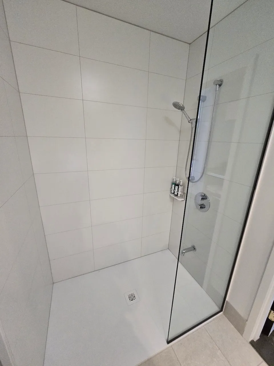 Shower in the bedroom