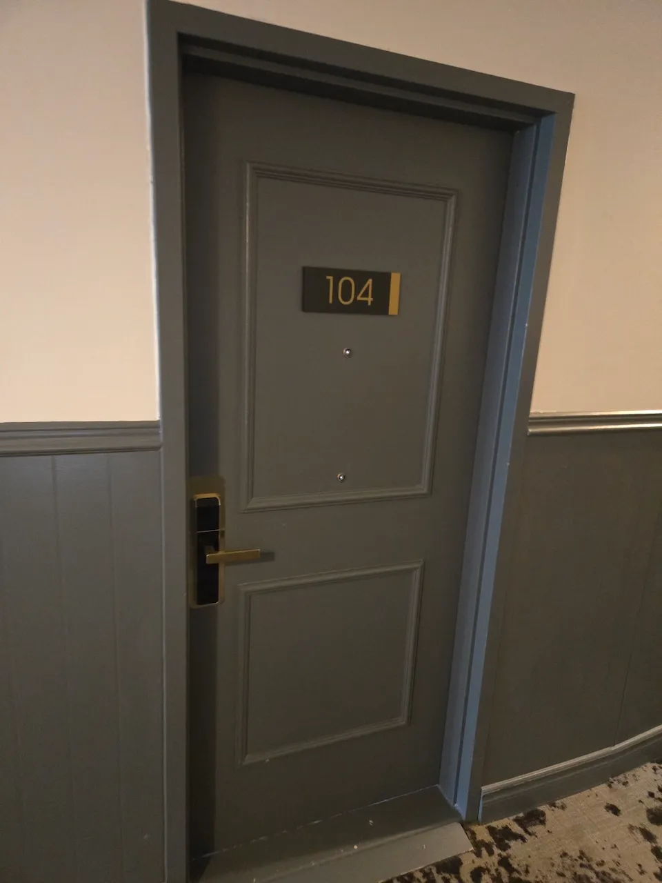 Interior entrance to the bedroom