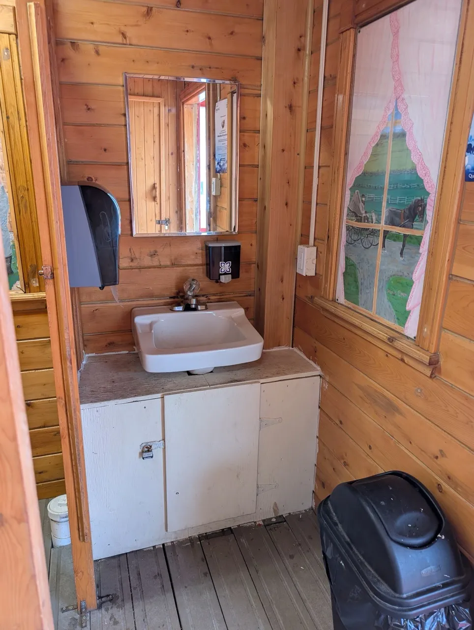 Inside the building - sink