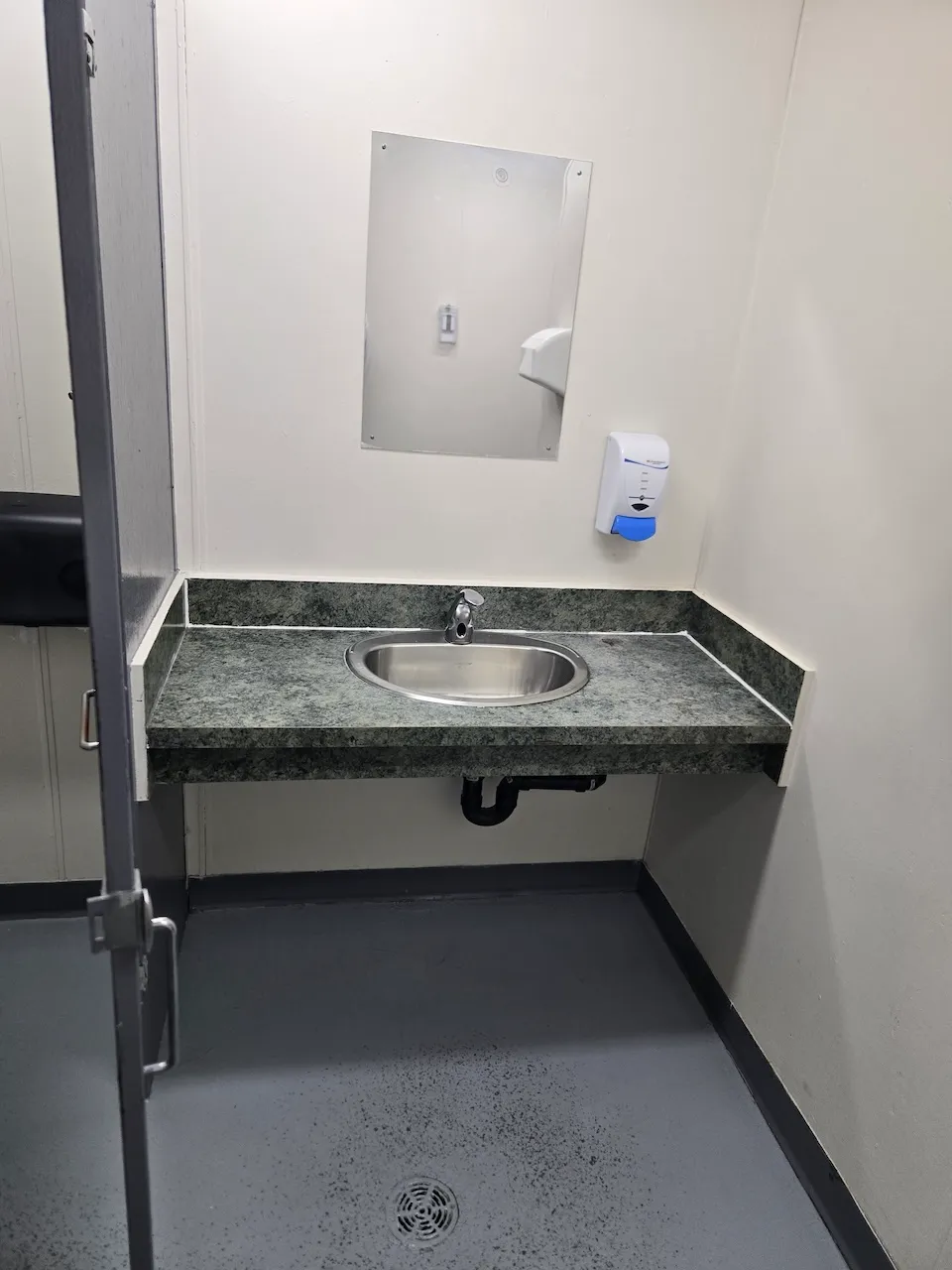 Sink in the restroom