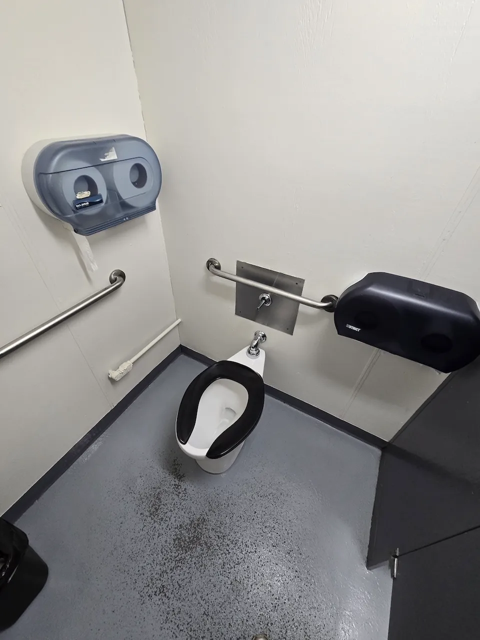 Interior of the accessible bathroom