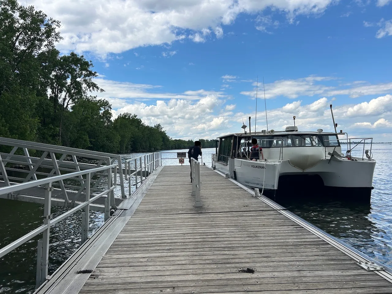 Quai de la navette fluviale