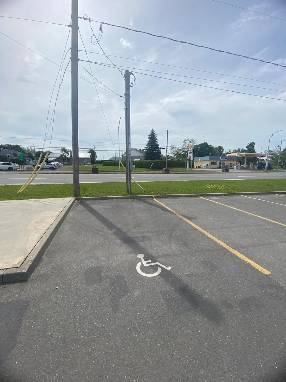 Reserved parking space