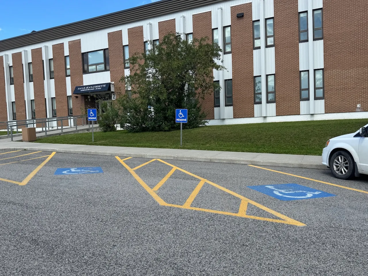 Reserved parking spaces