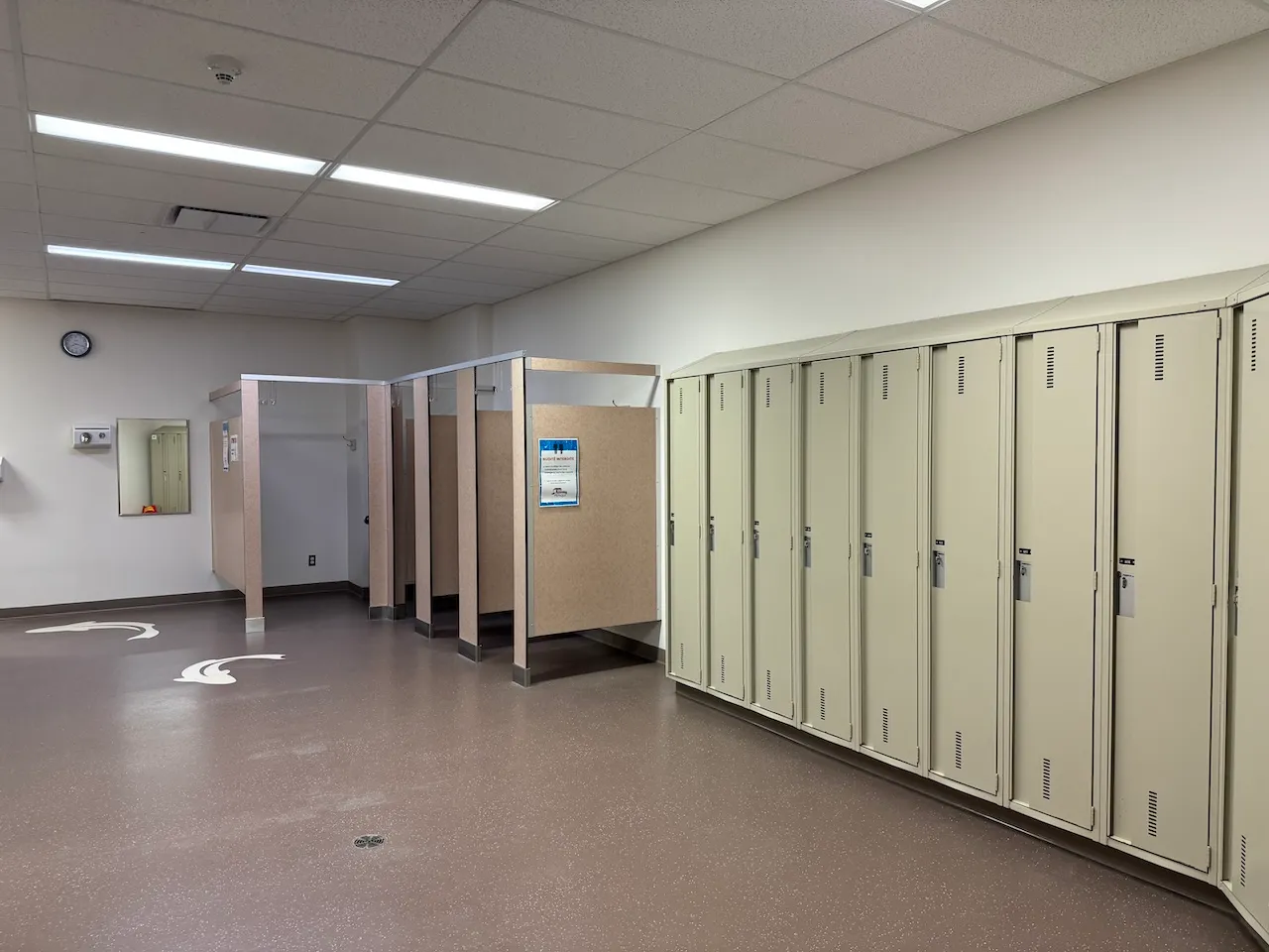 Locker room