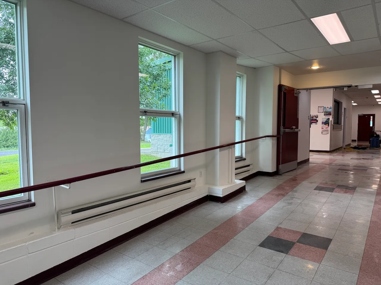 Access ramp to the community hall