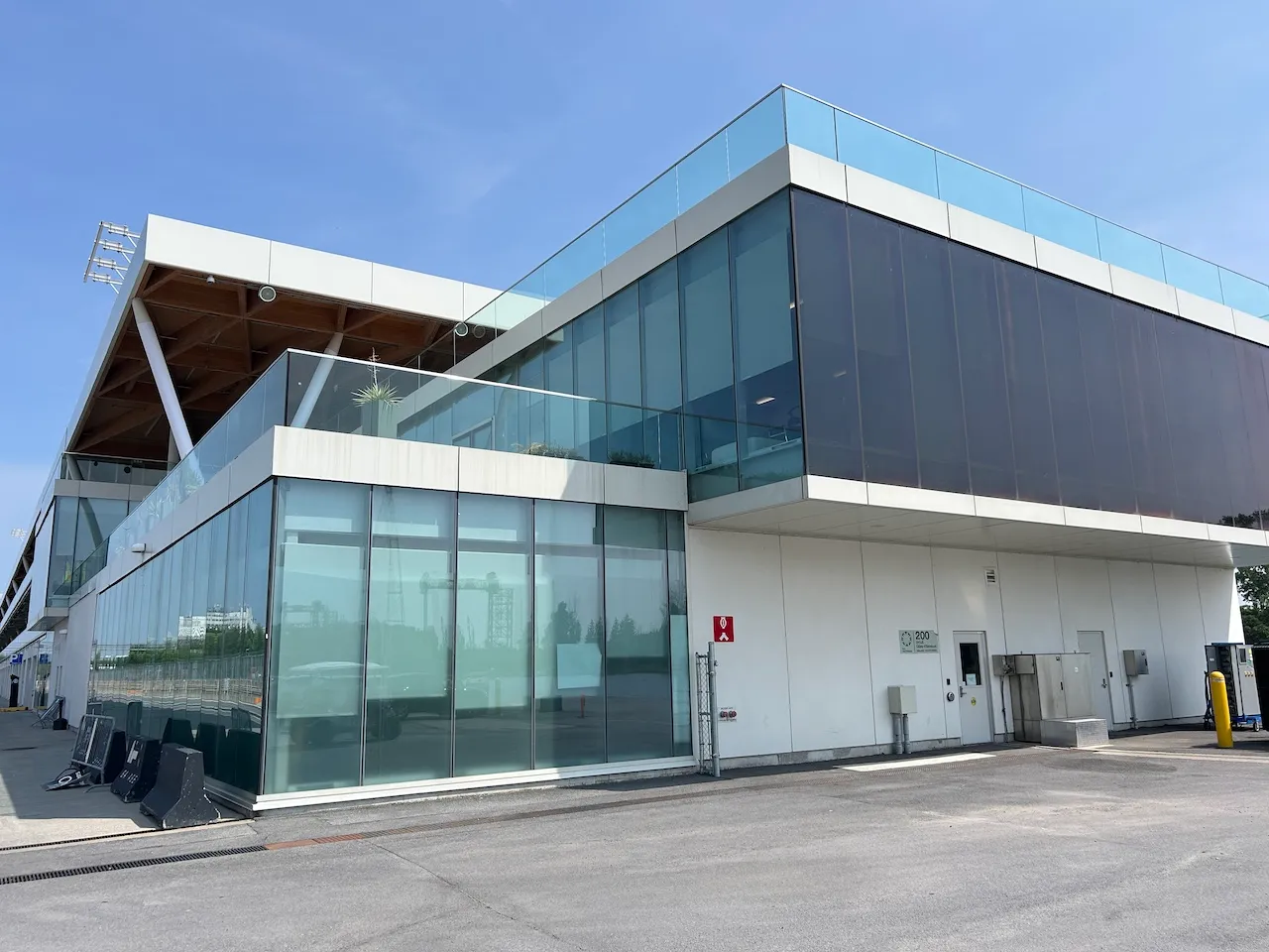 Exterior of the facility