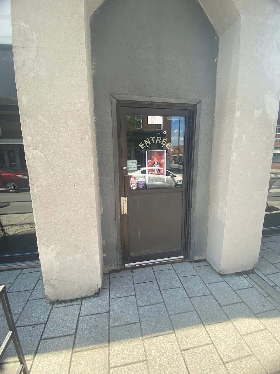 Outdoor entrance (St. Calixte Street)