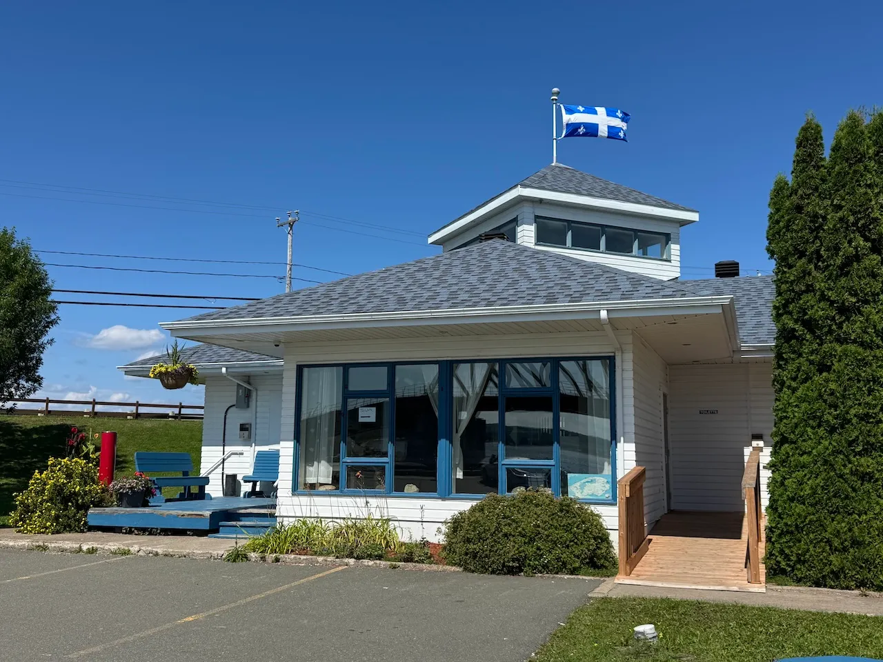 Exterior of the establishment