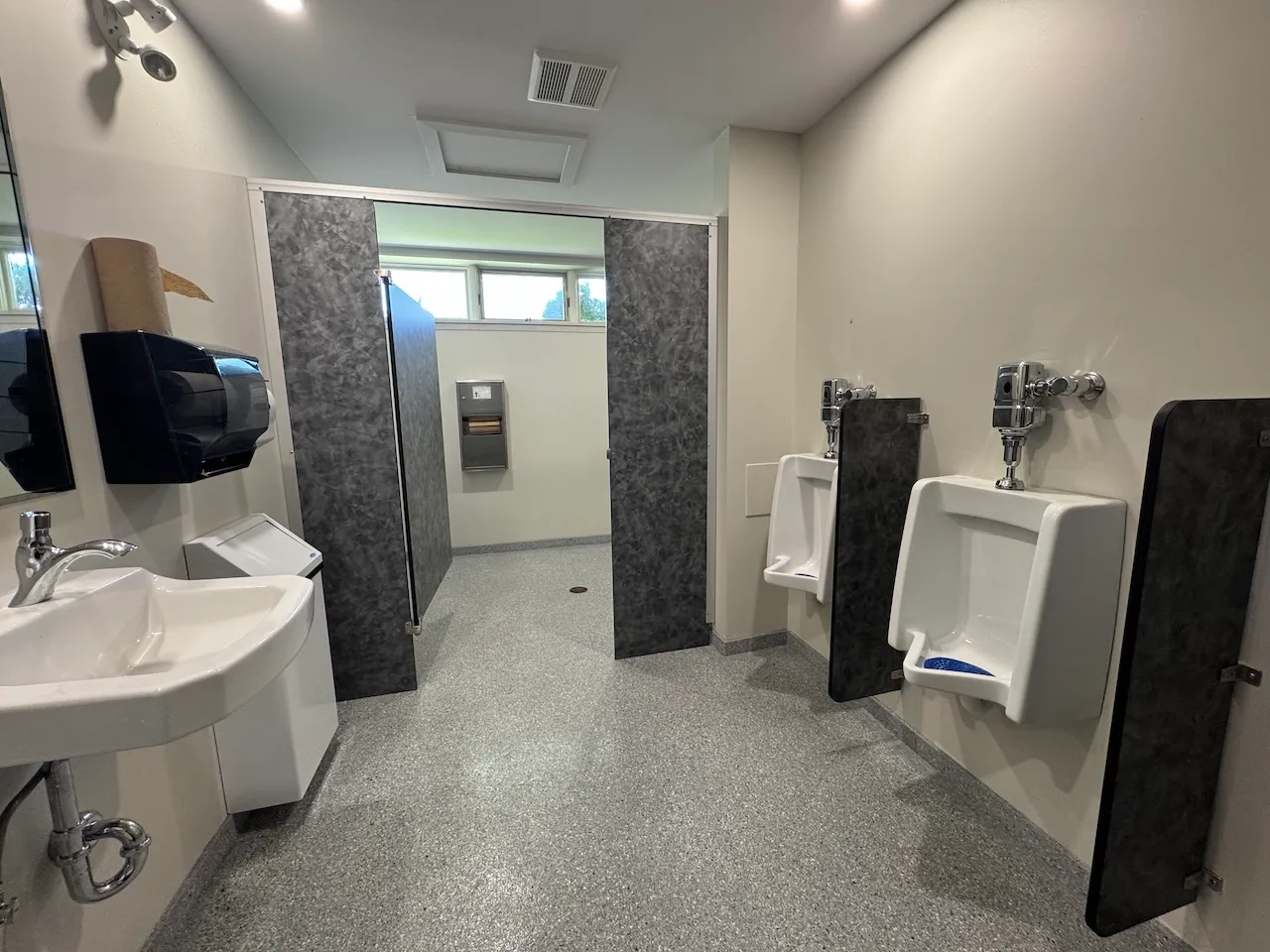 Men's restrooms