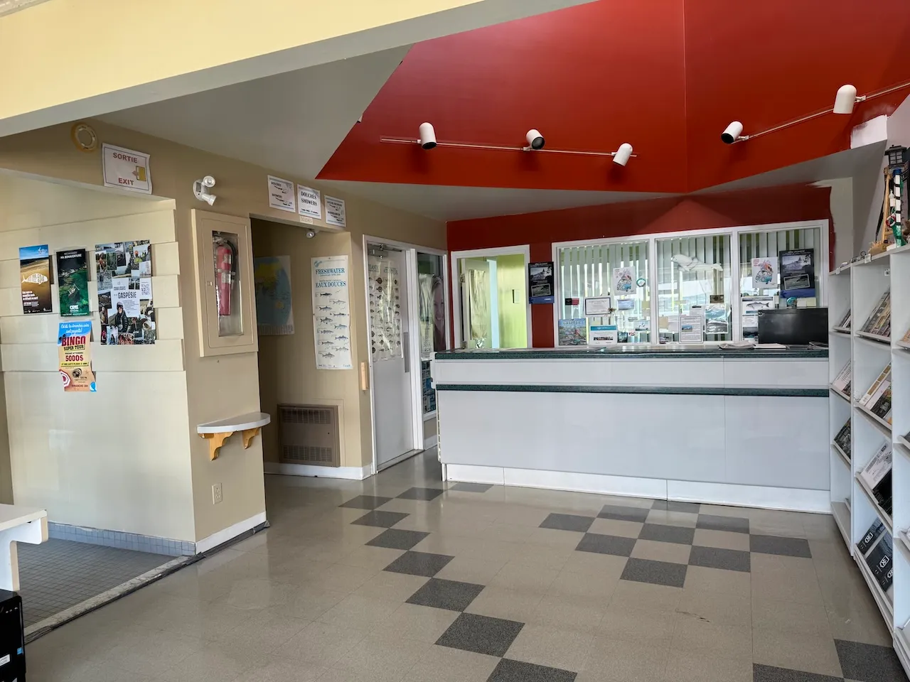 Reception desk