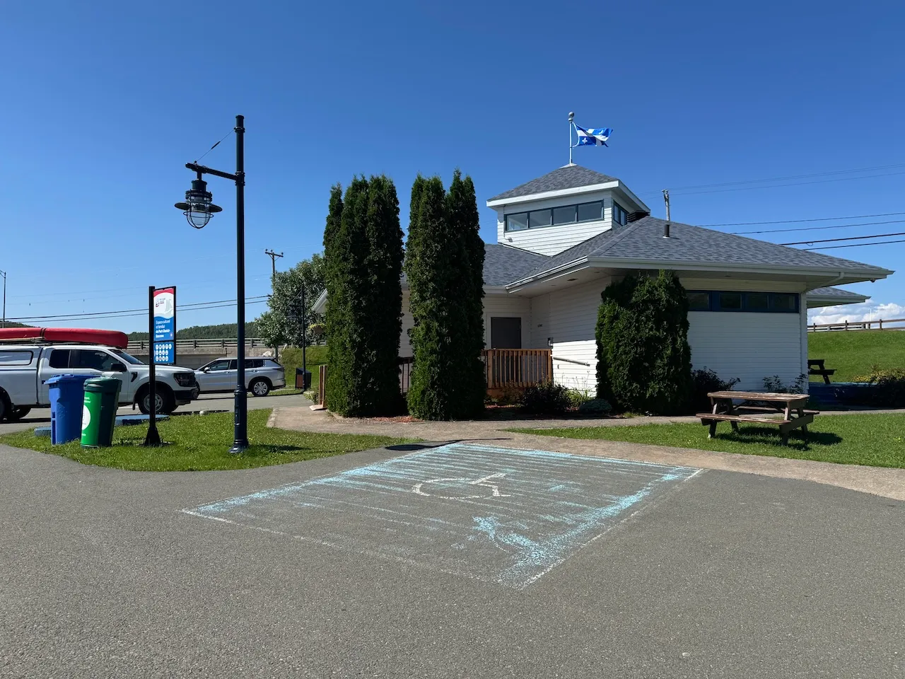 Reserved parking space